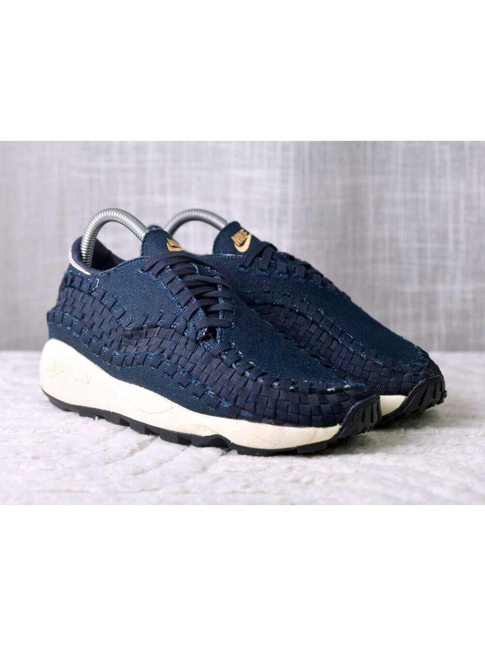 New! Size: 8 Women | Nike Women Air Footscape Woven 'Dark Denim' | HF1759-400